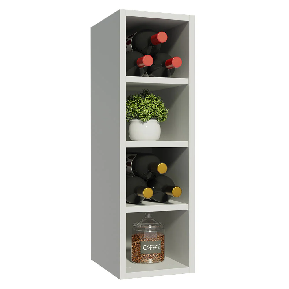 Adega Madesa Acordes 100% MDF 20 cm Branco - Image 4