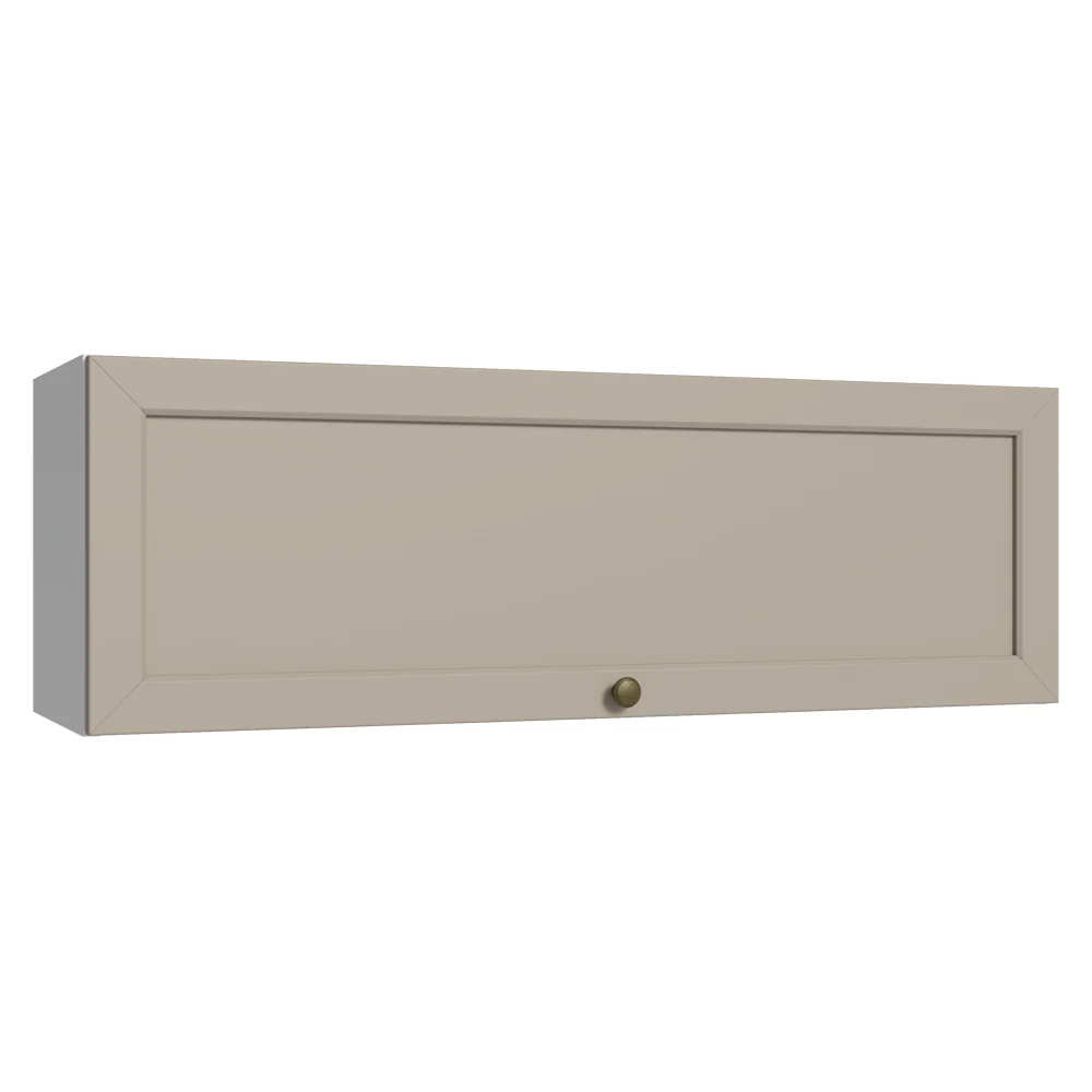 Armário Aéreo 100 cm 1 Porta Basculante Branco/Crema Vik Madesa