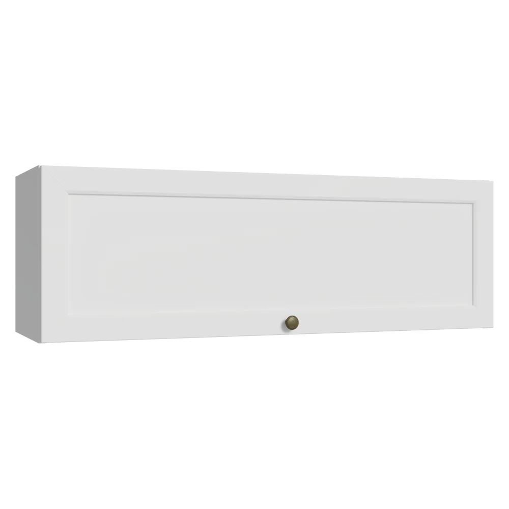 Armário Aéreo 100 cm 1 Porta Basculante Branco Vik Madesa