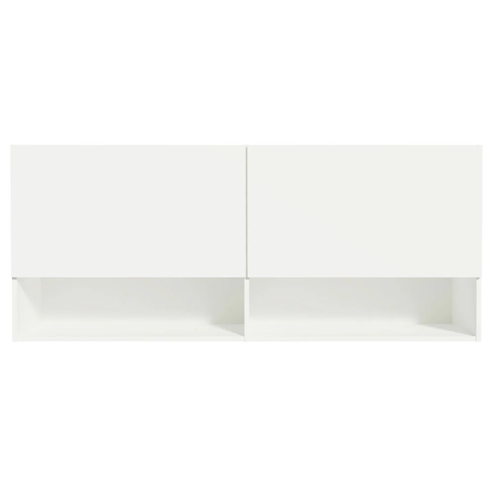 Armário Aéreo 120 cm 2 Portas 2 Nichos Branco para Cozinha Madesa - Image 6