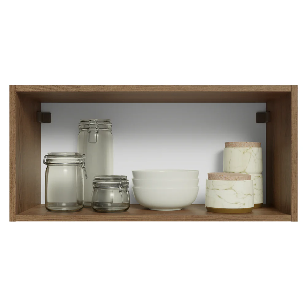 Armário Aéreo 70 cm 1 Porta Basculante Rustic/Cinza Vik Madesa - Image 4