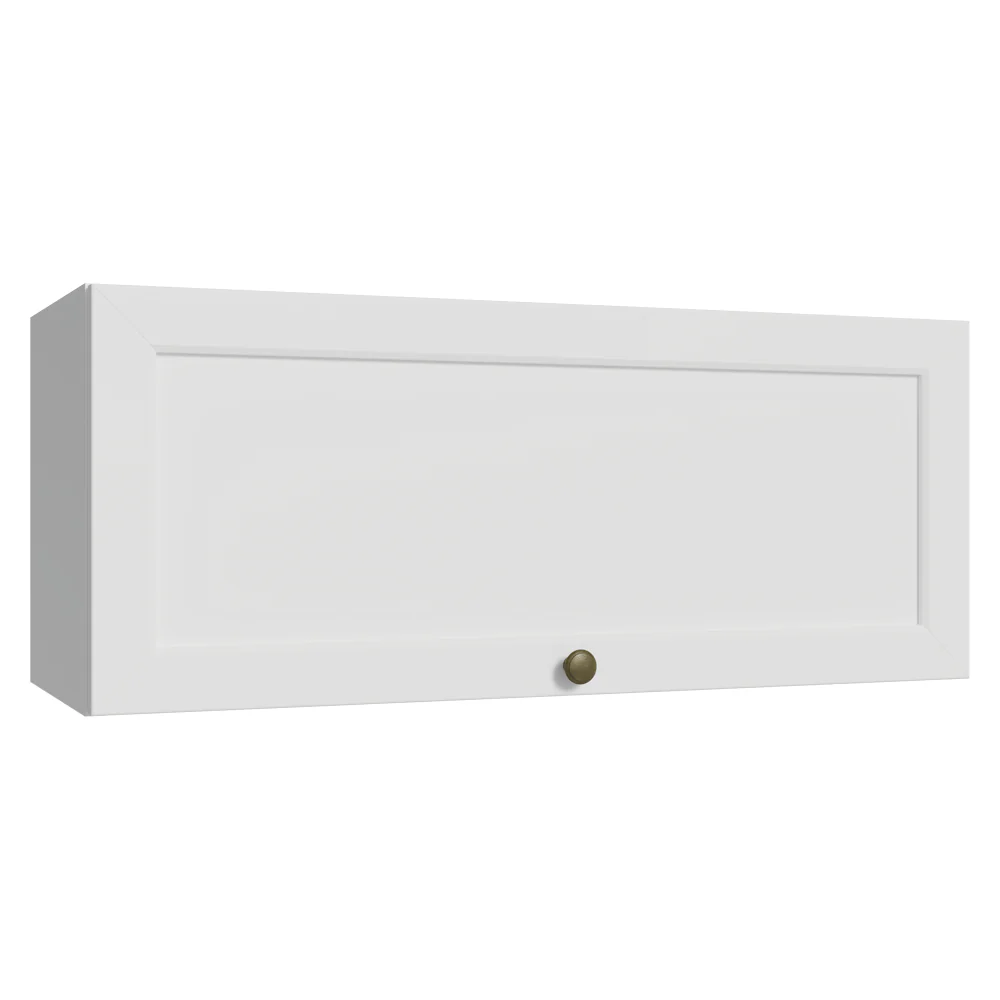 Armário Aéreo 80 cm 1 Porta Basculante Branco Vik Madesa