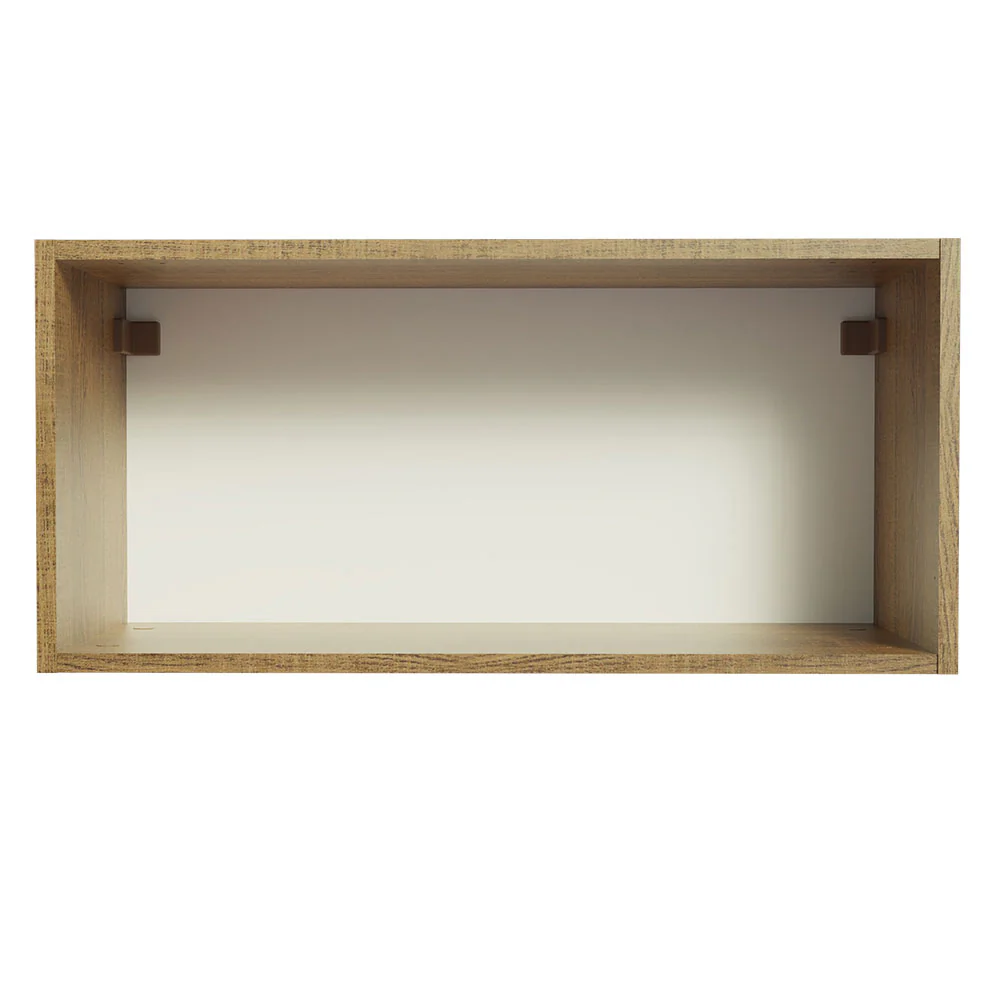 Armário Aéreo de Cozinha Madesa Agata 70 cm 1 Porta Basculante Rustic/Cinza - Image 9