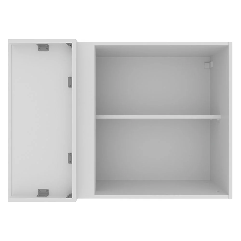 Armário Aéreo de Canto Madesa Stella 1 Porta Branco - Image 9