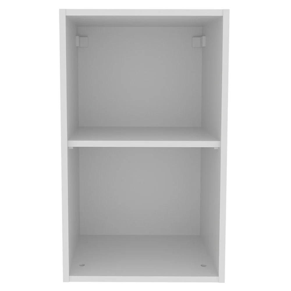 Armário Aéreo Madesa Acordes 100% MDF 40 cm 1 Porta Branco/Rustic - Image 9