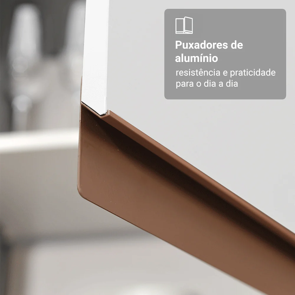 Armário Aéreo Madesa Reims 70 cm 1 Porta Branco - Image 7