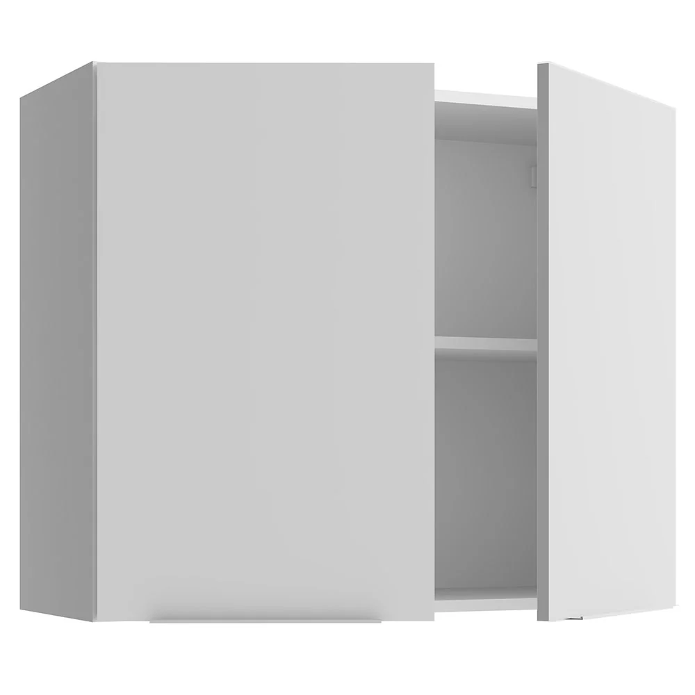 Armário Aéreo Madesa Stella 80 cm 2 Portas Branco - Image 4