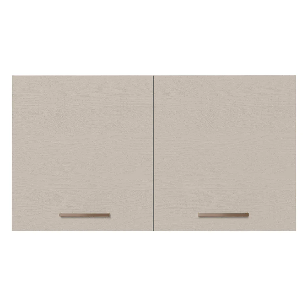 Armário Aéreo Multiuso 120cm 2 Portas Branco/Crema Agata Madesa - Image 7