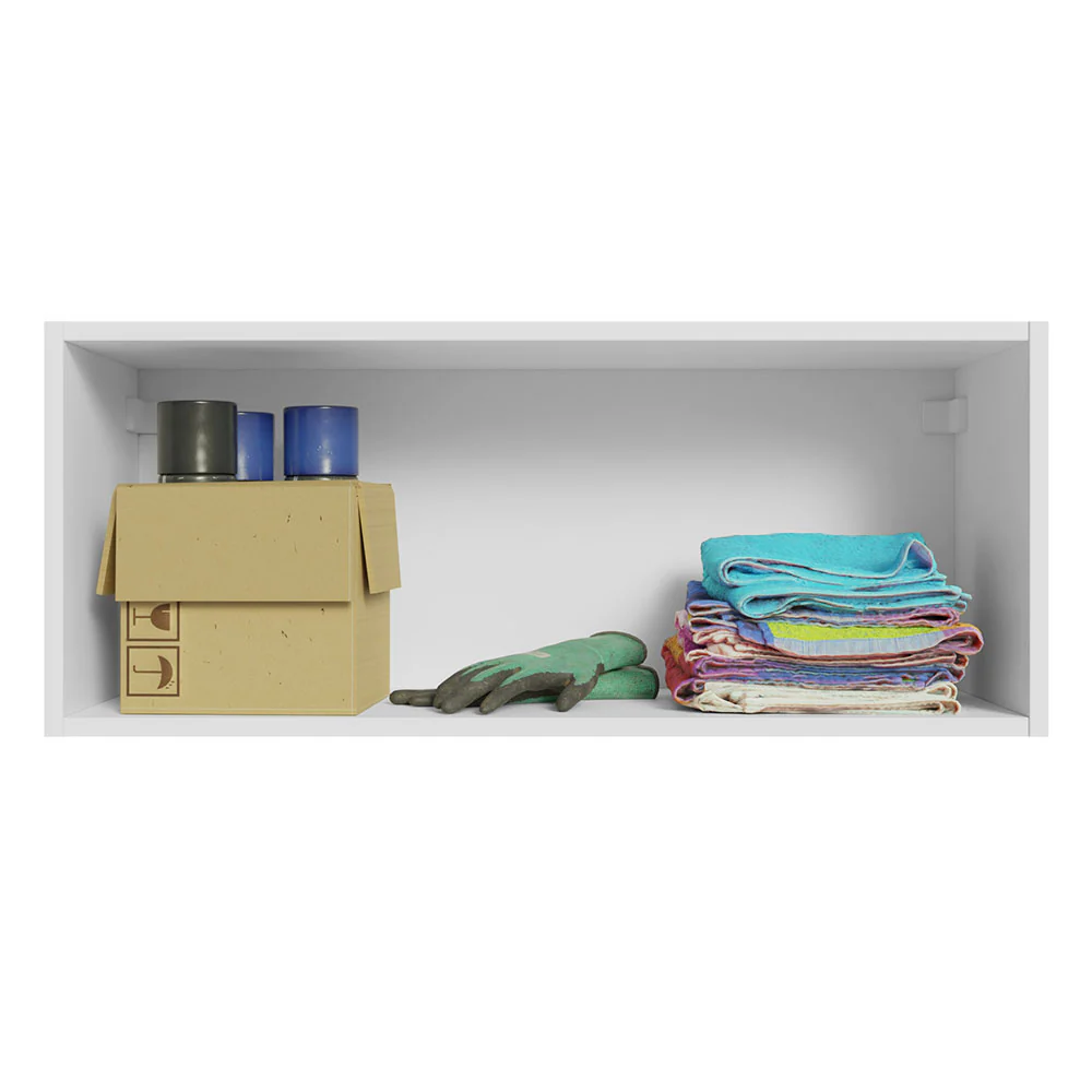 Armário Aéreo Multiuso 80cm 1 Porta Basculante Branco Agata Madesa - Image 4