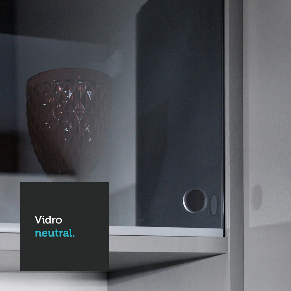 Armário de Cozinha Completa 240cm Cinza Nice Madesa 03 - Image 7