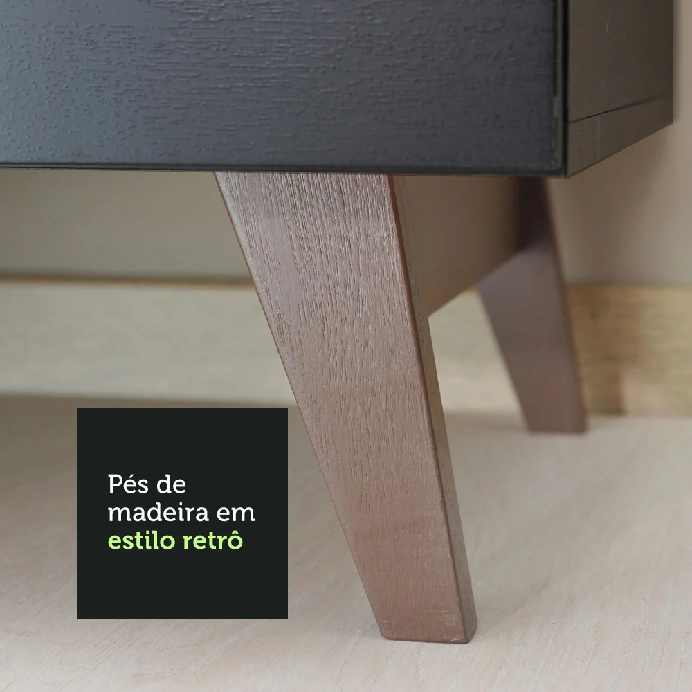 Armário de Cozinha Completa 250cm Preto Reims Madesa 06 - Image 6