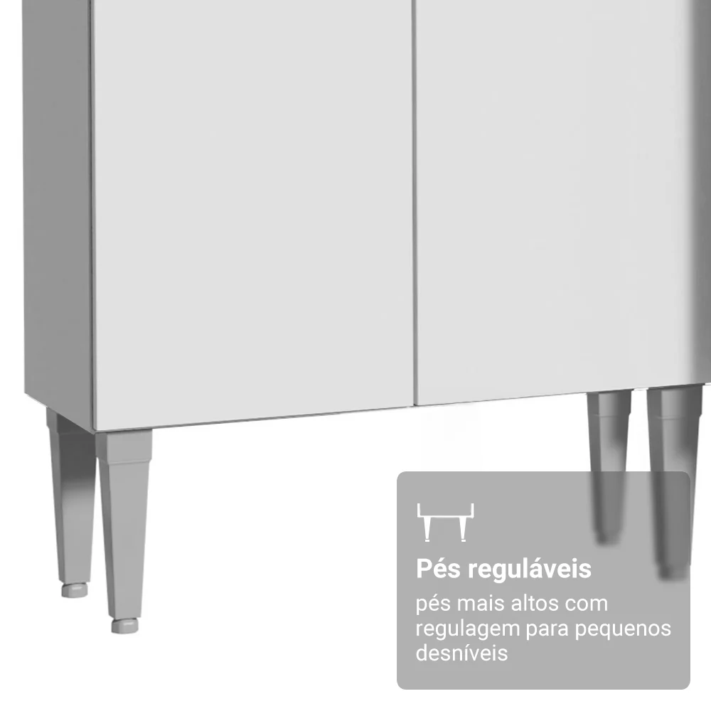 Armário de Cozinha Completa 293cm Branco Emilly Madesa 01 - Image 8