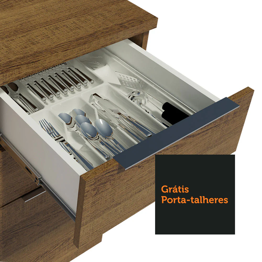 Armário de Cozinha Completa 350cm Rustic Stella Madesa 01 - Image 8