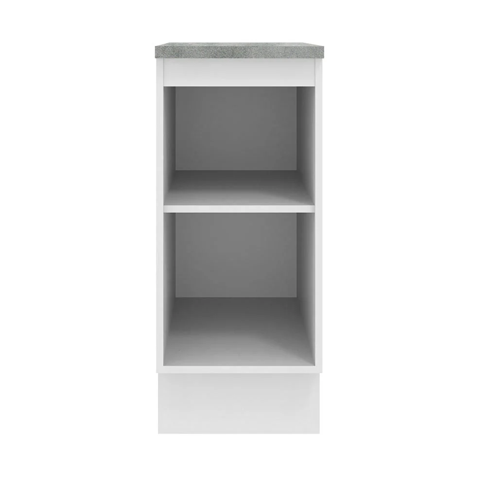 Balcão 35 x 60 cm 1 Porta (Com Tampo) Branco/Crema Agata Madesa - Image 9
