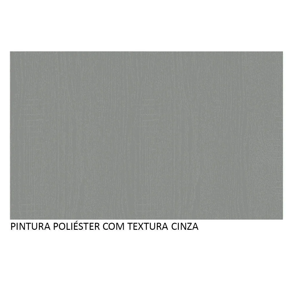 Balcão 40 cm 3 Gavetas Com Pés Cinza Nice Madesa - Image 9