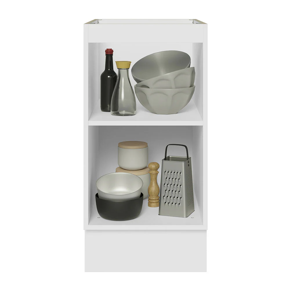 Balcão Cozinha 40 x 60 cm 1 Porta (Sem Tampo) Branco Glamy Madesa - Image 4