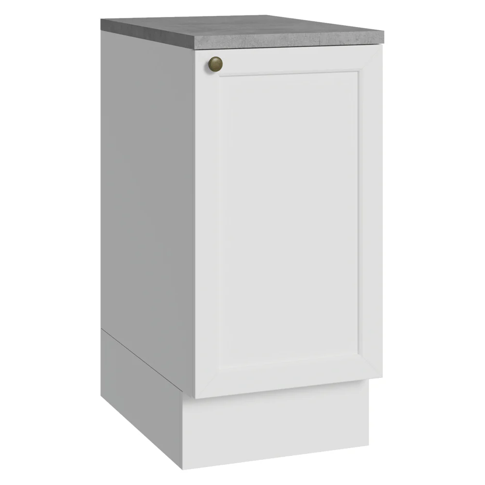 Balcão de Cozinha 40 x 60 cm 1 Porta (Com Tampo) Branco Vik Madesa