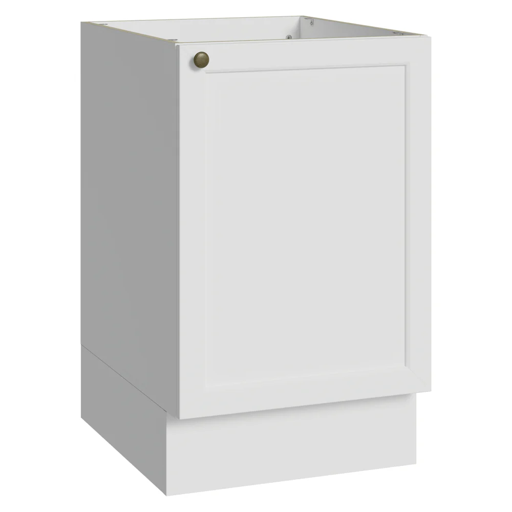 Balcão de Cozinha 50 x 60cm 1 Porta (Sem Tampo) Branco Vik Madesa