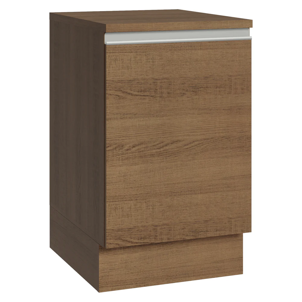 Balcão de Cozinha 50cm 1 Porta Rustic Glamy Madesa