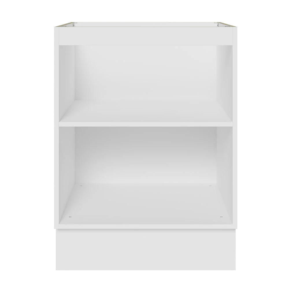 Balcão Cozinha 60 x 60 cm 1 Porta (Sem Tampo) Branco/Preto Glamy Madesa - Image 6