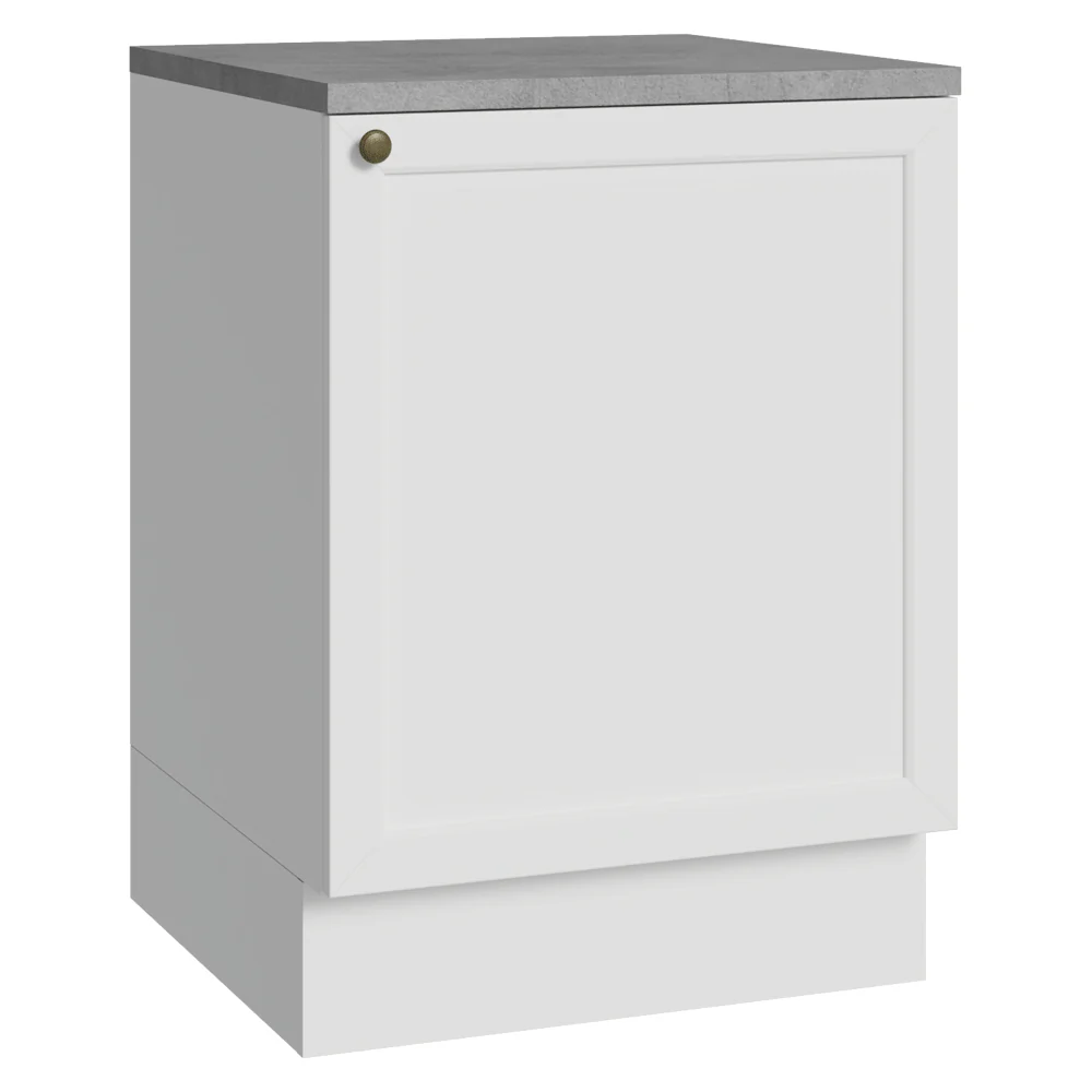 Balcão de Cozinha 60 x 60 cm 1 Porta (Com Tampo) Branco Vik Madesa