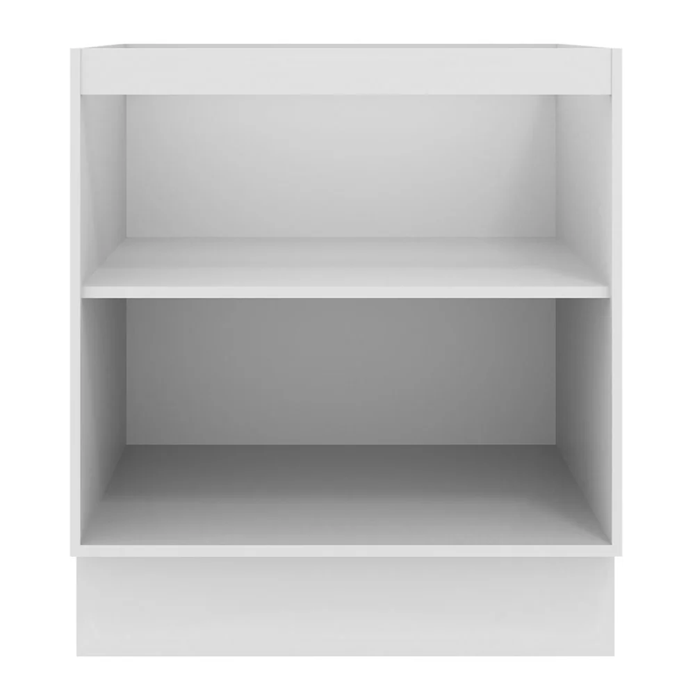 Balcão de Cozinha 70 x 60 cm 2 Portas (Sem Tampo) Branco/Crema Agata Madesa - Image 7