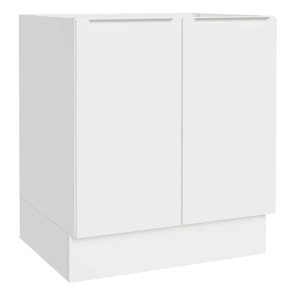 Balcão Cozinha 70 x 60 cm 2 Portas (Sem Tampo) Branco Stella Madesa