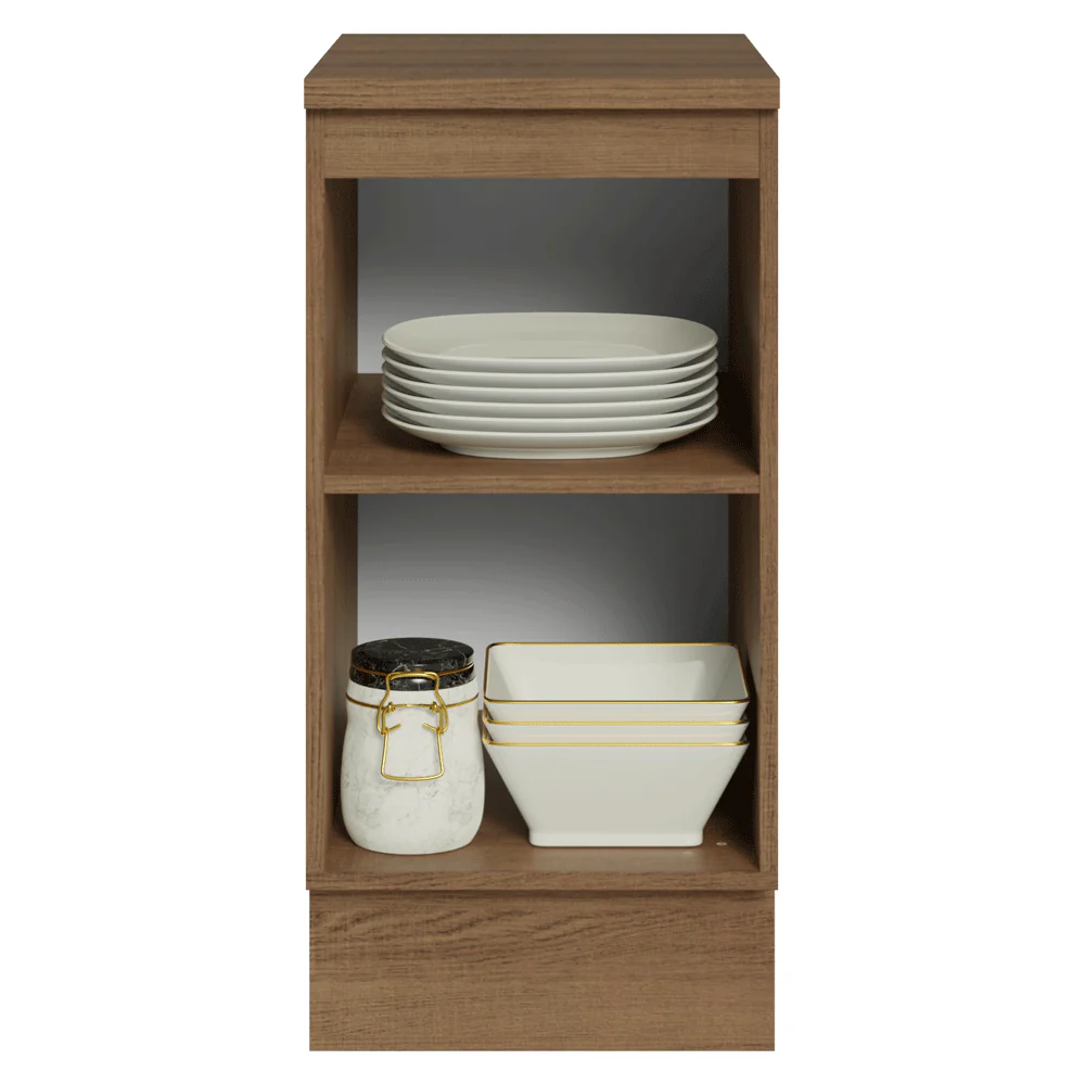 Balcão de Cozinha 40 cm 1 Porta Rustic/Crema Vik Madesa - Image 6