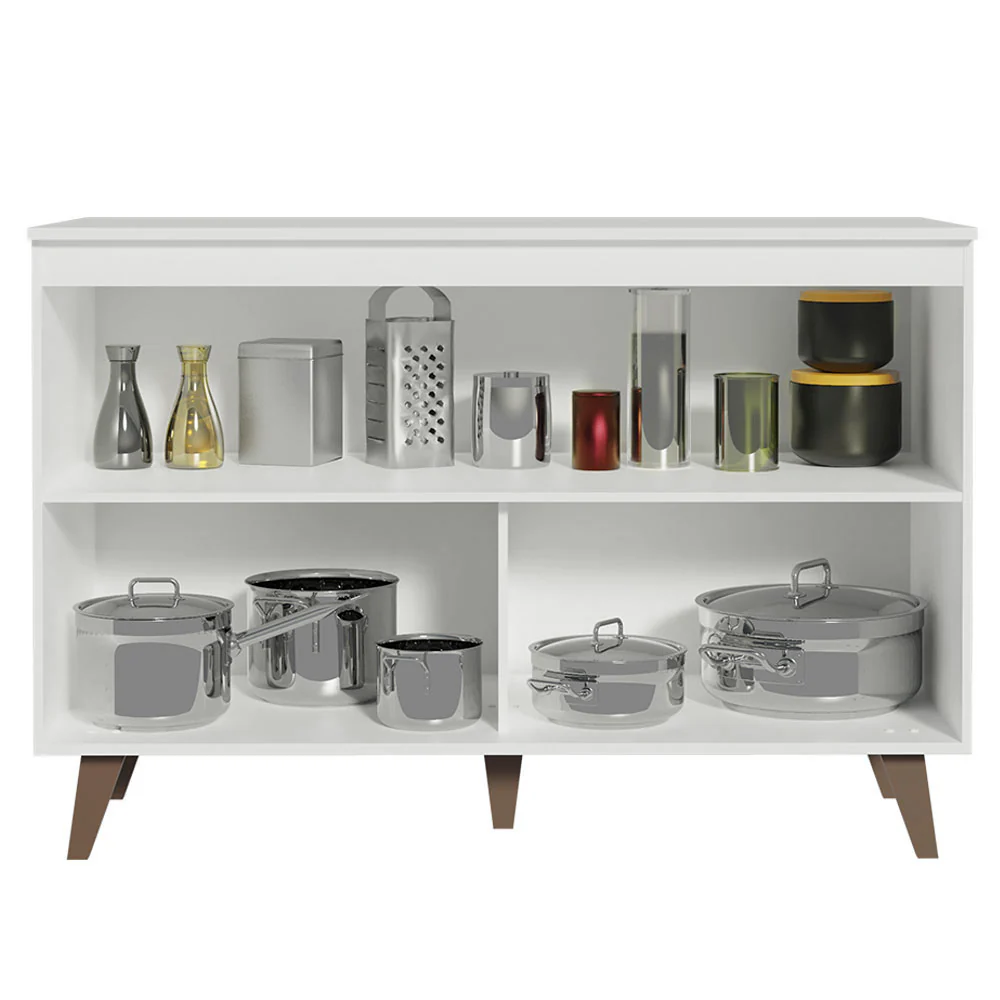 Balcão Gabinete de Pia 2 Portas Branco Madesa Reims - Image 4