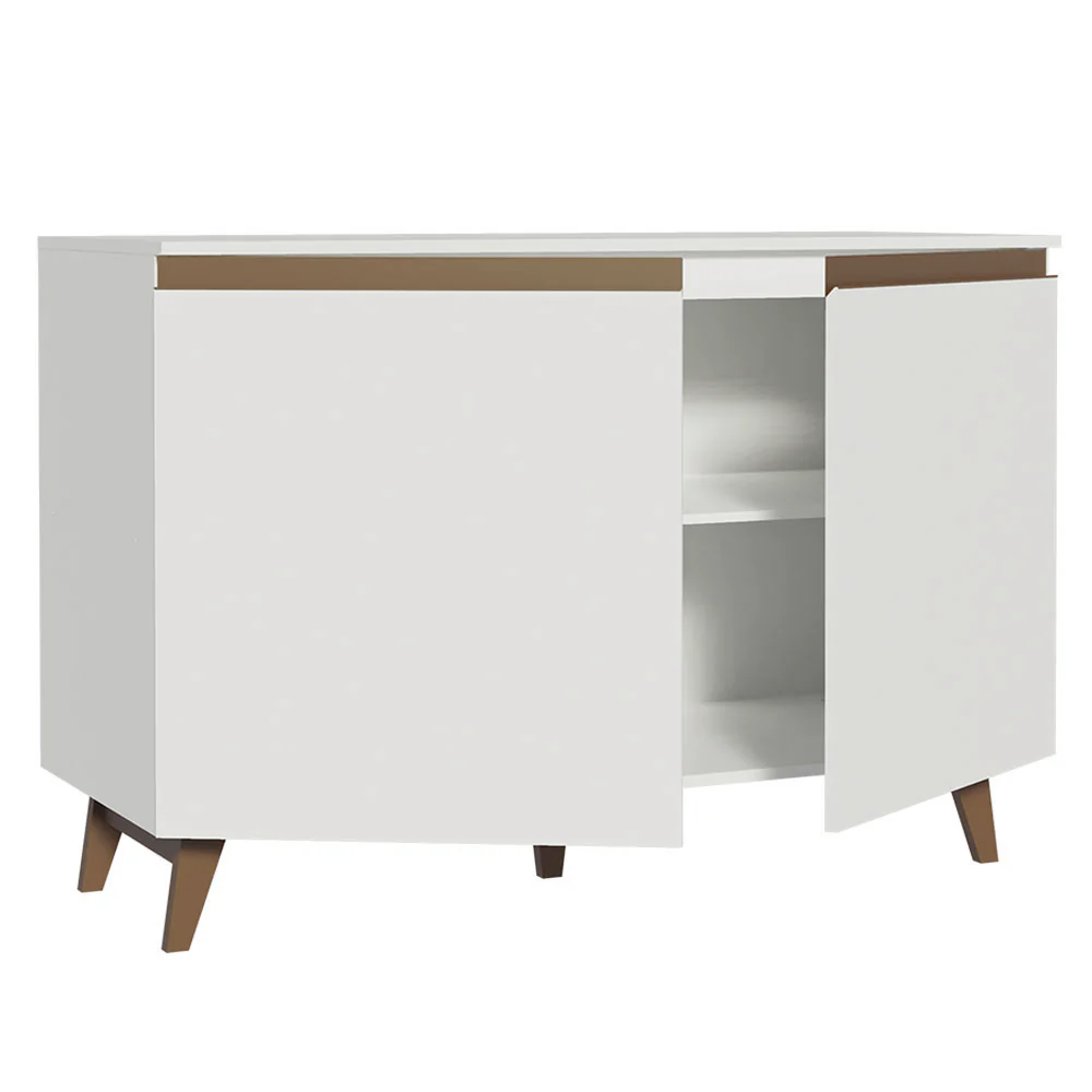 Balcão Gabinete de Pia 2 Portas Branco Madesa Reims - Image 5