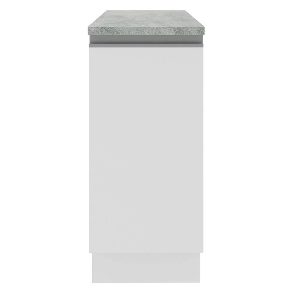 Balcão Madesa Glamy 35 x 60 cm 1 Porta (Com Tampo) Branco - Image 9