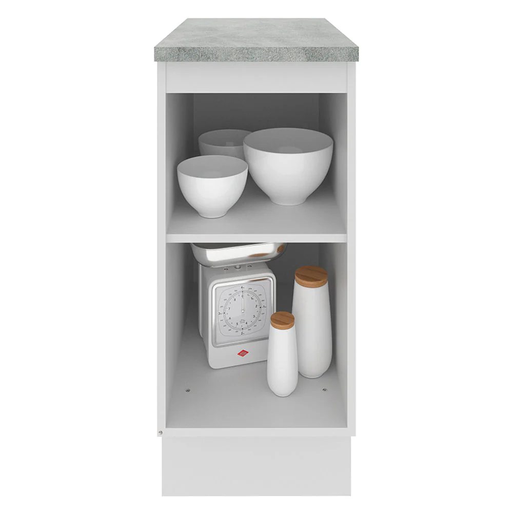 Balcão Madesa Glamy 35 cm 1 Porta Branco/Rustic - Image 3