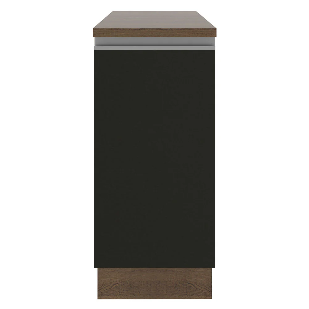 Balcão Madesa Glamy 35 x 60 cm 1 Porta (Com Tampo) Rustic/Preto - Image 10