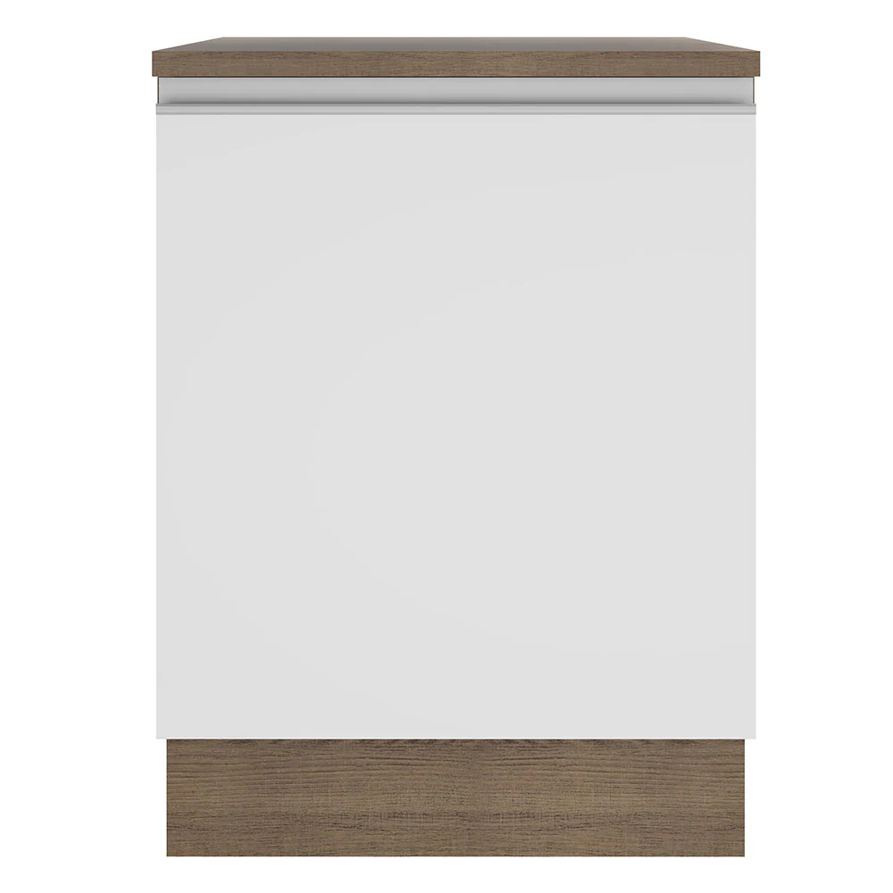 Balcão Madesa Glamy 60 cm 1 Porta Rustic/Branco - Image 10