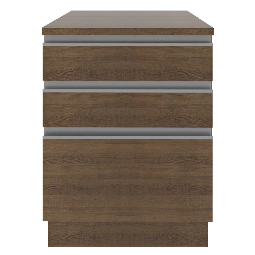 Balcão Madesa Glamy 60 x 60 cm 3 Gavetas (Com Tampo) Rustic - Image 11