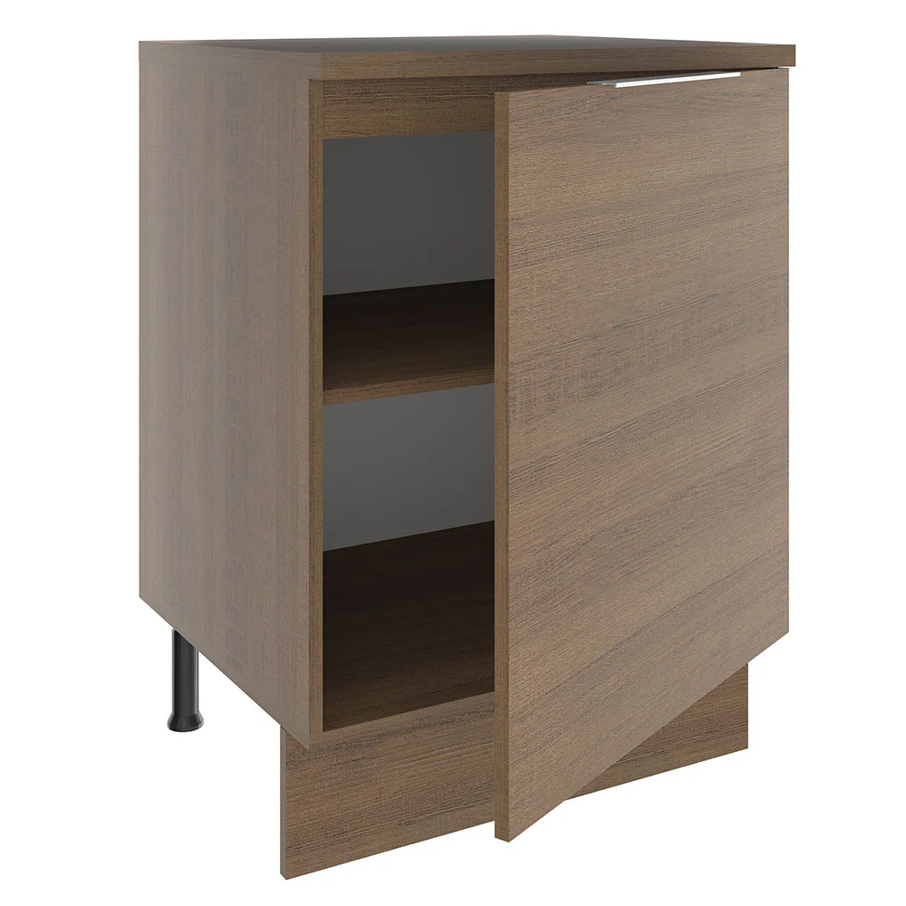 Balcão Madesa Stella 60 x 60 cm 1 Porta (Com Tampo) Rustic - Image 4
