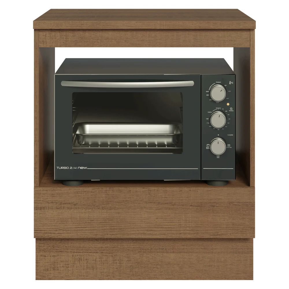 Balcão para Forno/Micro-ondas 70 cm 1 Gaveta Rustic Madesa - Image 8