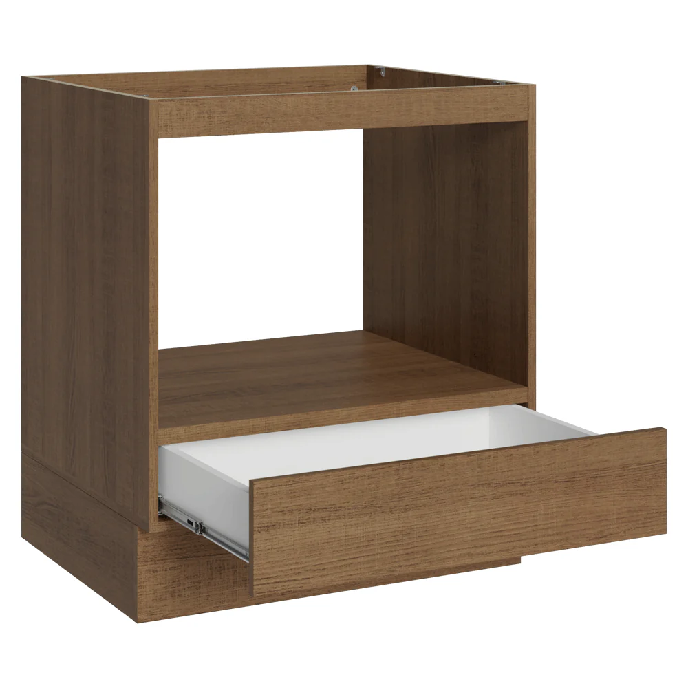 Balcão para Forno/Micro-ondas 70 cm 1 Gaveta (Sem Tampo) Rustic Madesa - Image 7