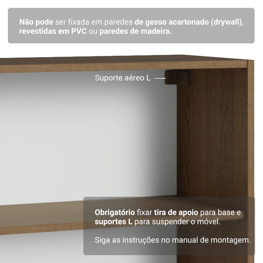 Buffet Aparador com Adega 100cm 2 Portas Rustic/Verde Vik Madesa 16 - Image 8
