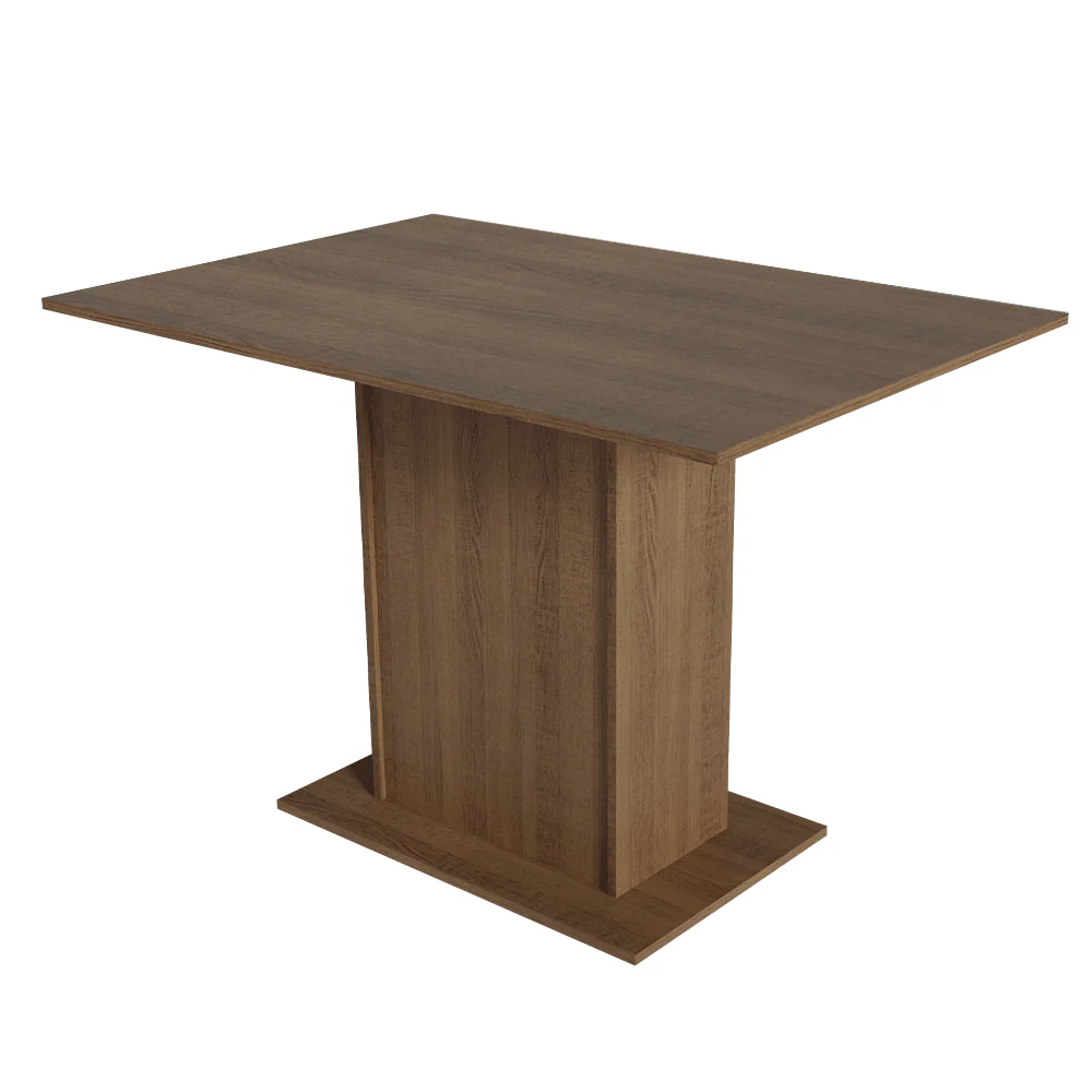 Conjunto Sala de Jantar Madesa Talita Mesa Tampo de Madeira com 4 Cadeiras Rustic/Preto/Oxford - Image 5