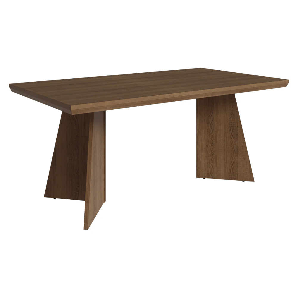 Conjunto Sala de Jantar Tampo de Madeira 4 Cadeiras Rustic/Silver Arles Madesa - Image 6