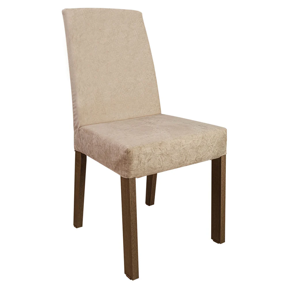 Conjunto Sala de Jantar Madesa Patricia Mesa Tampo de Vidro com 6 Cadeiras Rustic/Crema/Imperial - Image 6