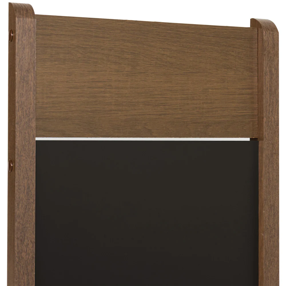 Conjunto Sala de Jantar Mesa Tampo de Madeira 4 Cadeiras Rustic/Crema/Preto Angel Madesa - Image 7