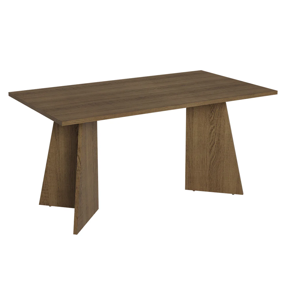 Conjunto Sala de Jantar Tampo de Madeira 4 Cadeiras Rustic/Oxford Évora Madesa - Image 6
