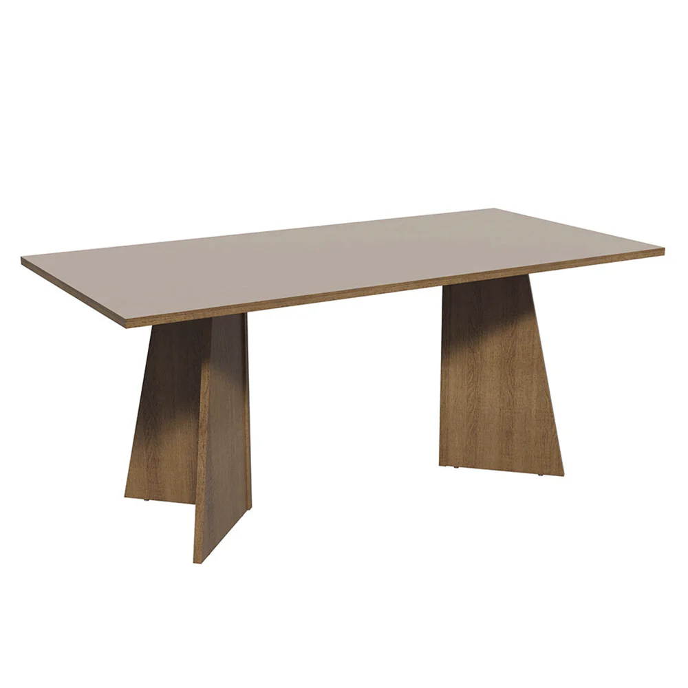 Conjunto Sala de Jantar Tampo de Madeira 6 Cadeiras Rustic/Crema/Imperial York Madesa - Image 6