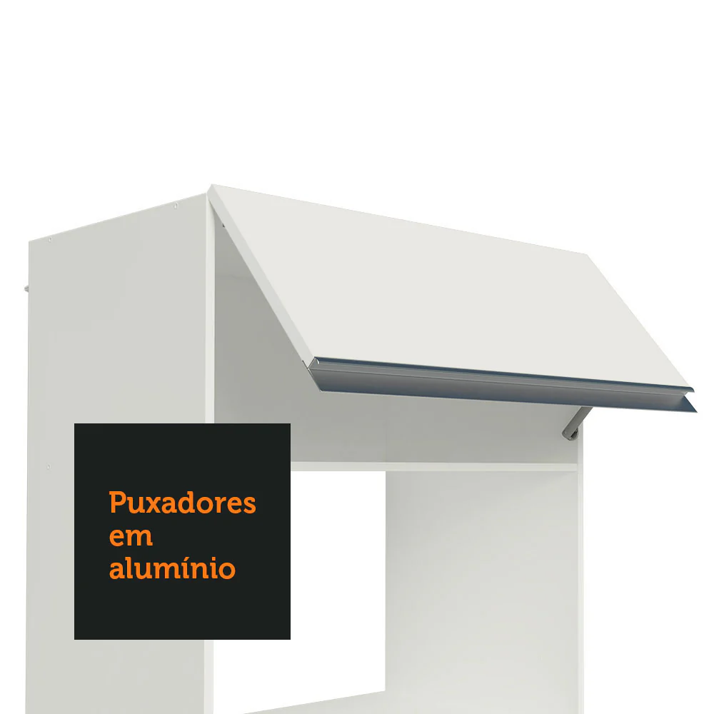 Armário de Cozinha Completa 100% MDF 250cm Branco Smart Madesa 01 - Image 8