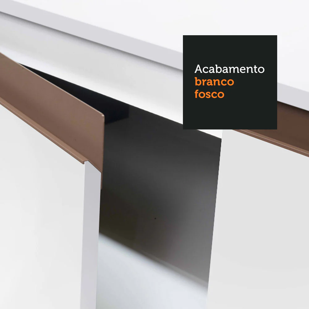 Armário de Cozinha Completa de Canto 392cm Branco Reims Madesa 02 - Image 8