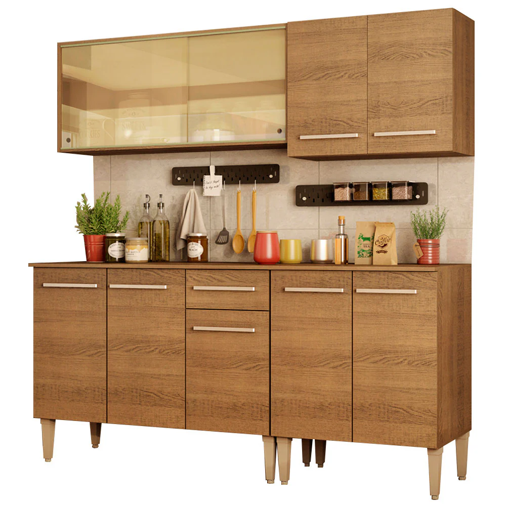 Armário de Cozinha Completa 169cm Rustic Emilly Drive Madesa 04 - Image 2