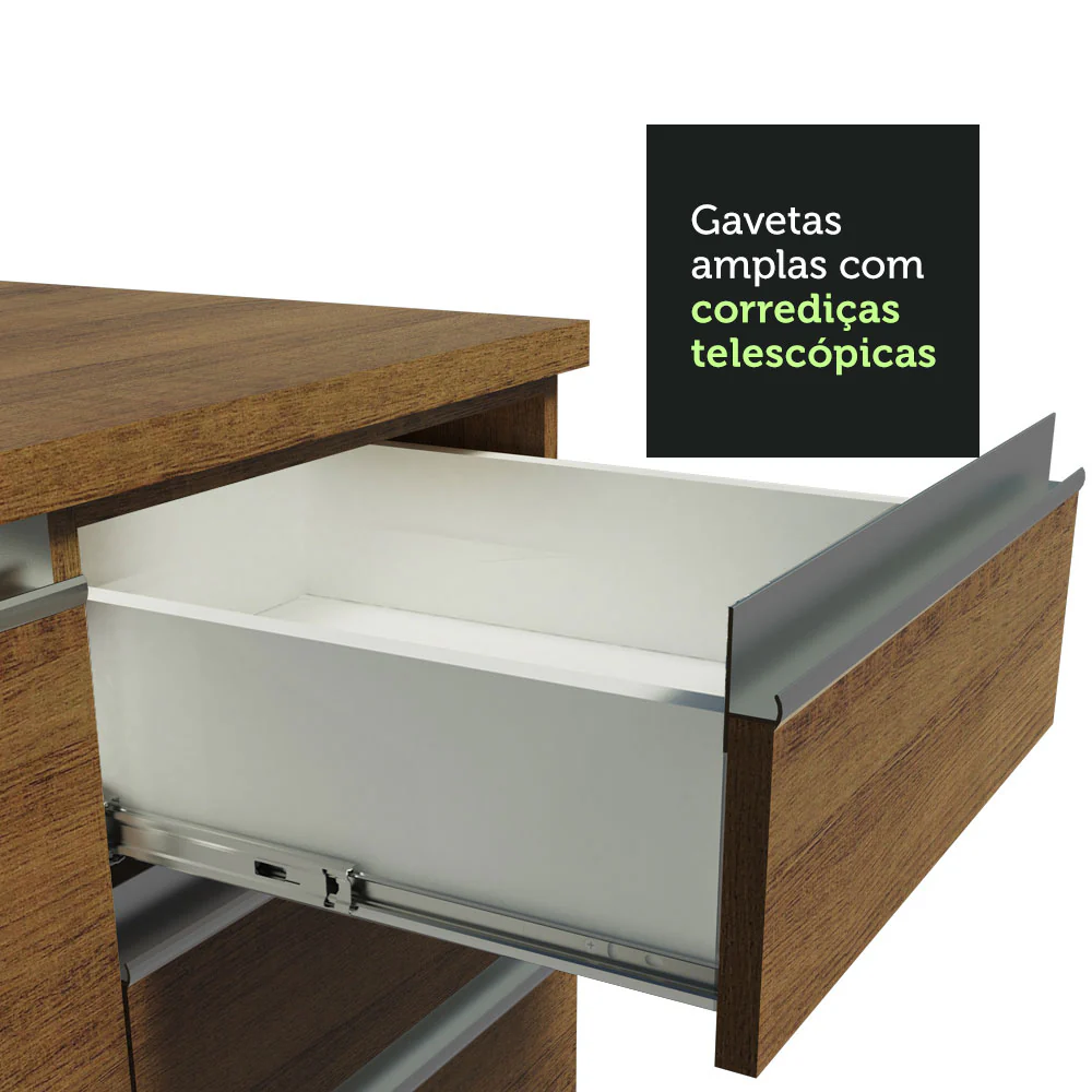 Armário de Cozinha Completa 220cm Rustic Parma Madesa 03 - Image 7