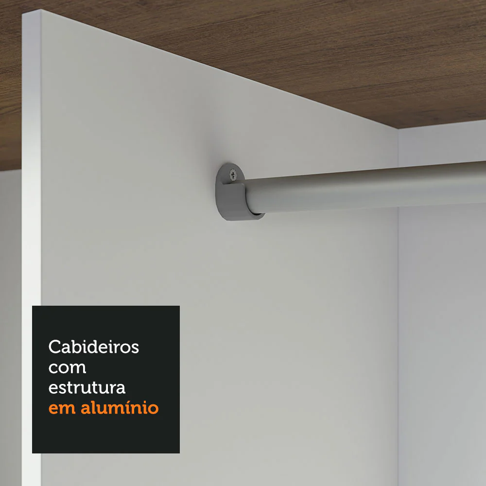 Guarda-Roupa Casal 3 Portas de Correr Rustic Sublime Plus Madesa - Image 7